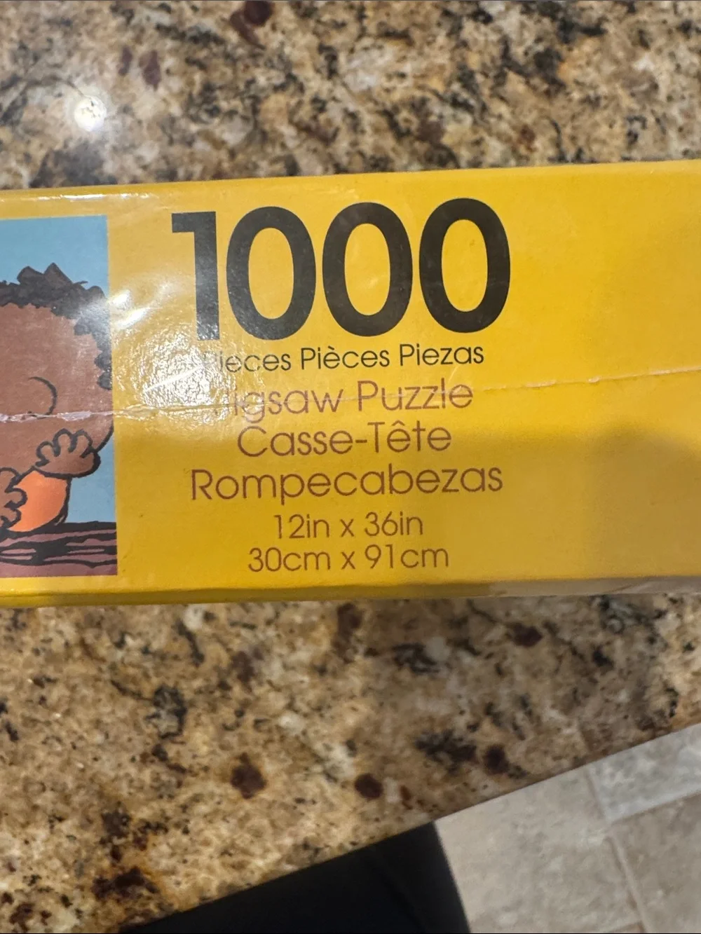 1000-Piece Jigsaw Puzzle — Yellow Box Artwork